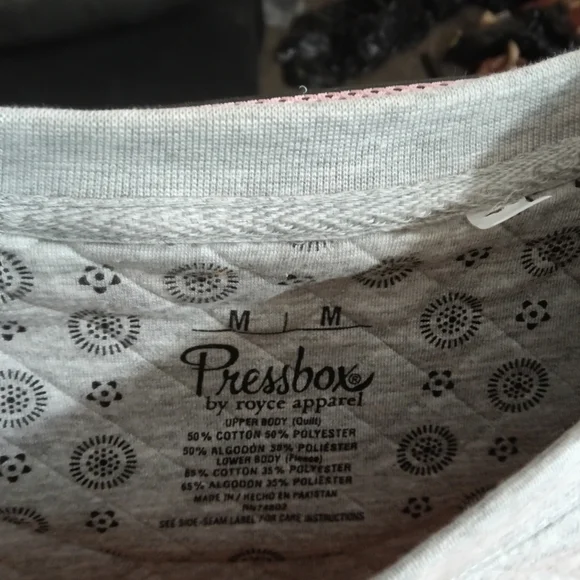 Pressbox Gray and Orange Kids Sweatshirt - Picture 3 of 4